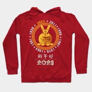 Year of the Rabbit Chinese Zodiac - Chinese New Year 2023 Hoodie